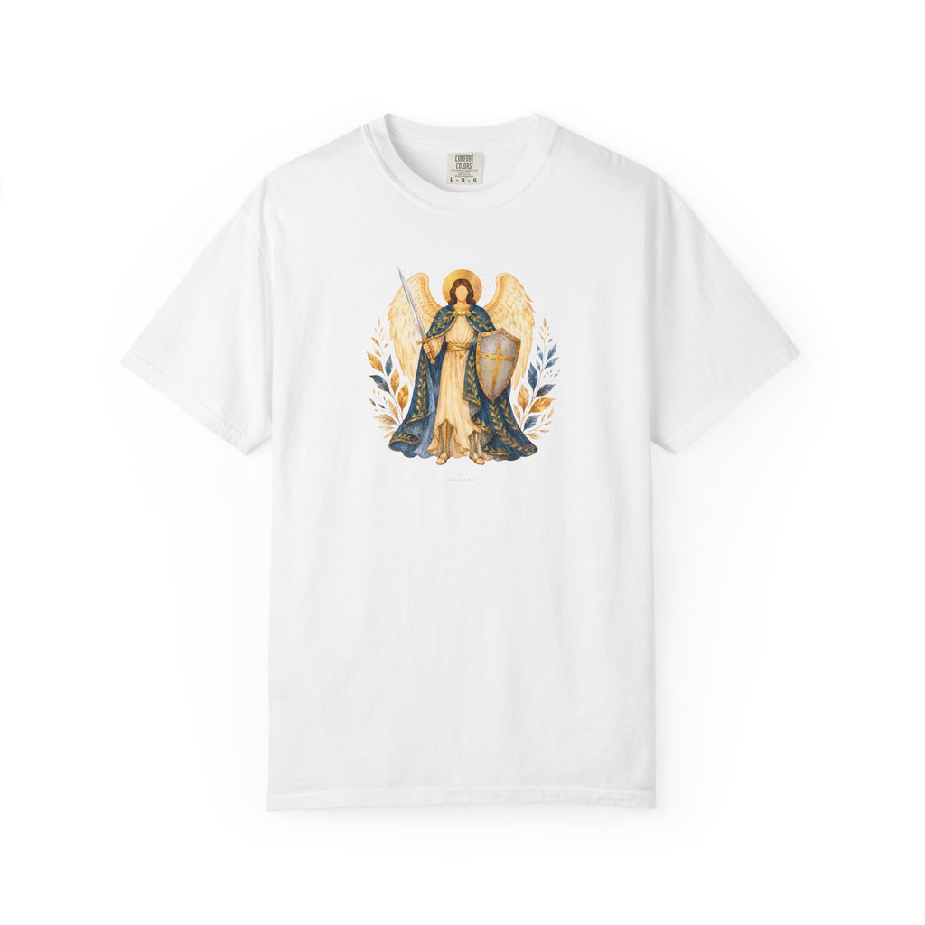 St. Michael the Archangel - Sword and Shield Comfort Colors T-shirt