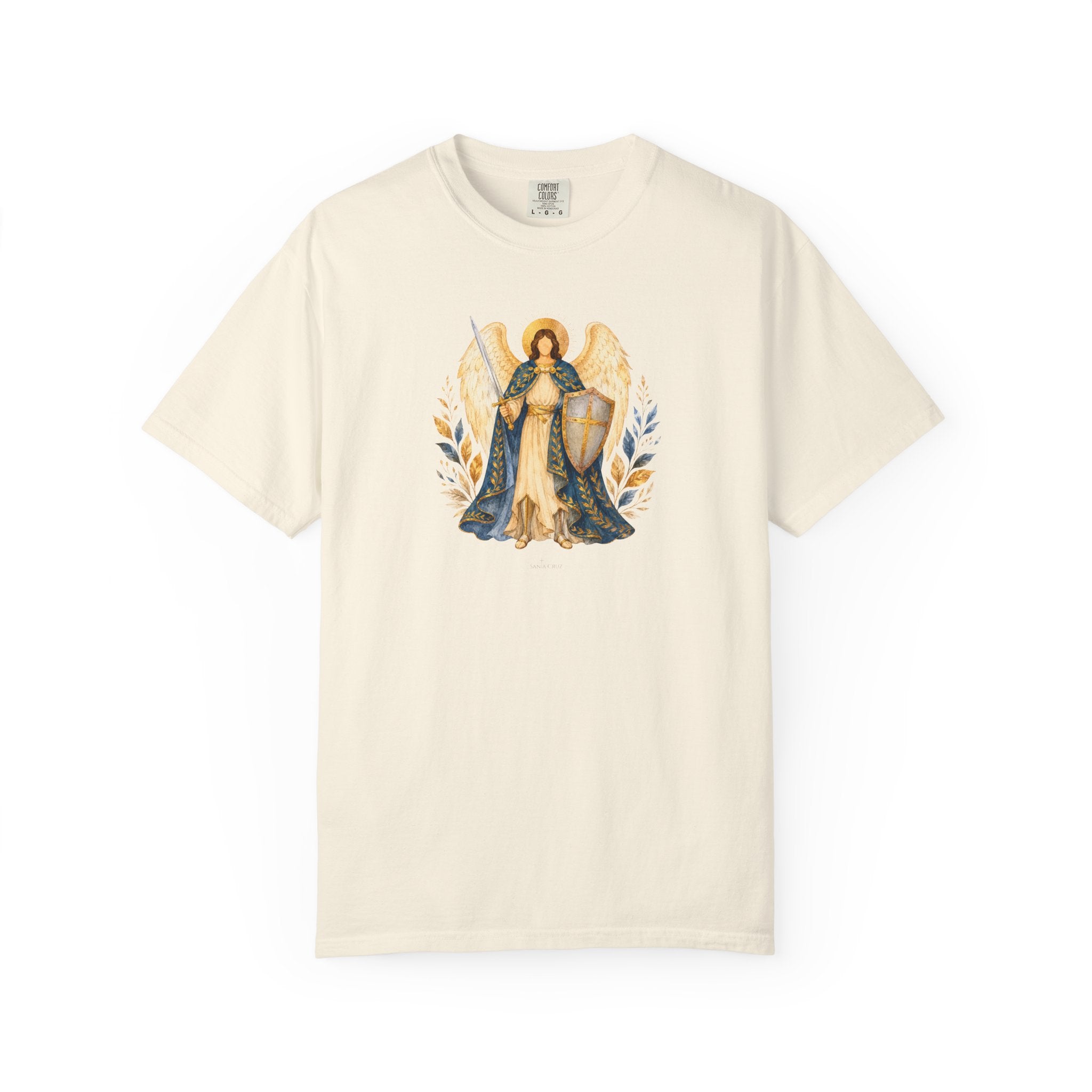 St. Michael the Archangel - Sword and Shield Comfort Colors T-shirt
