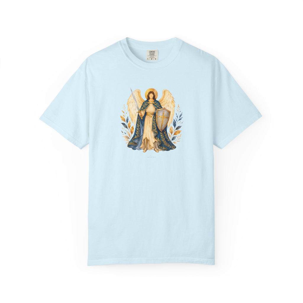 St. Michael the Archangel - Sword and Shield Comfort Colors T-shirt