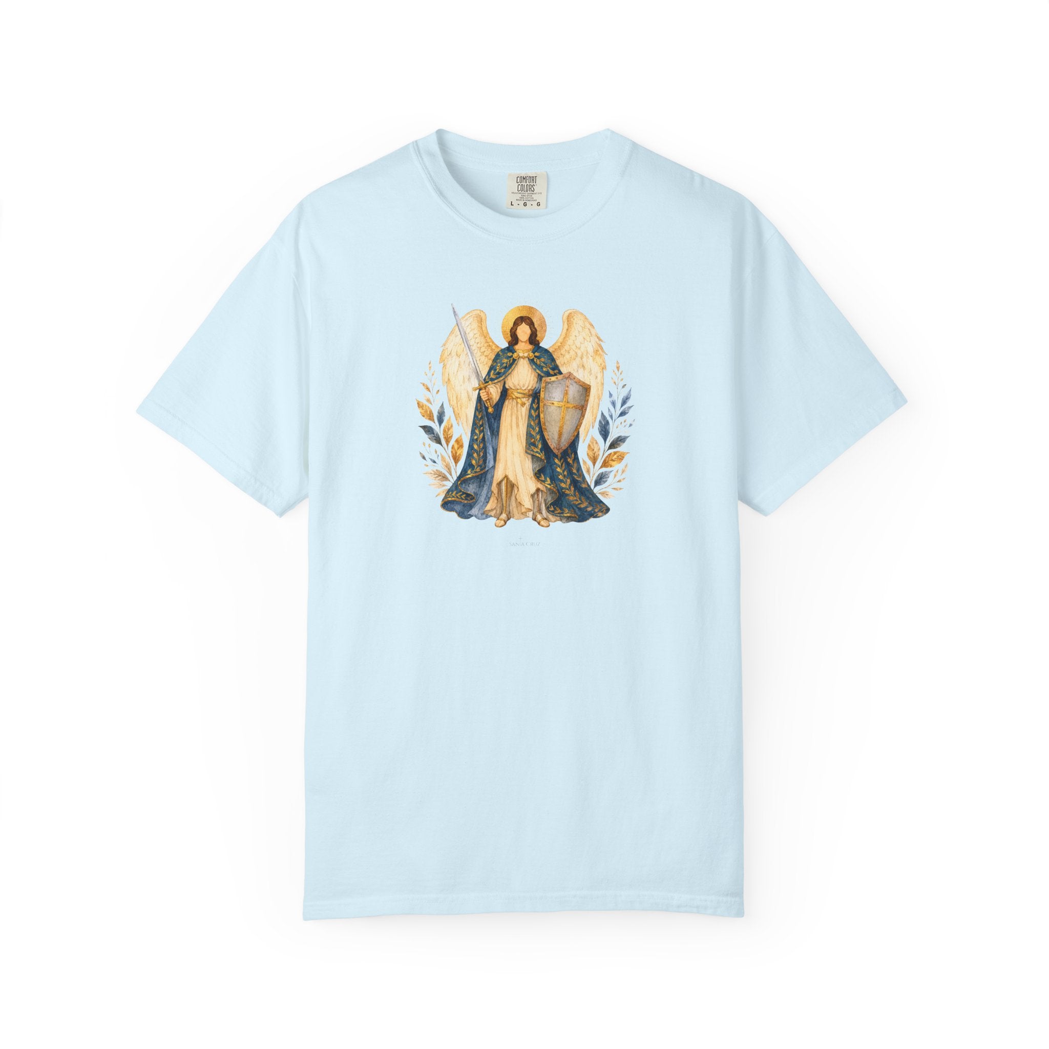 St. Michael the Archangel - Sword and Shield Comfort Colors T-shirt