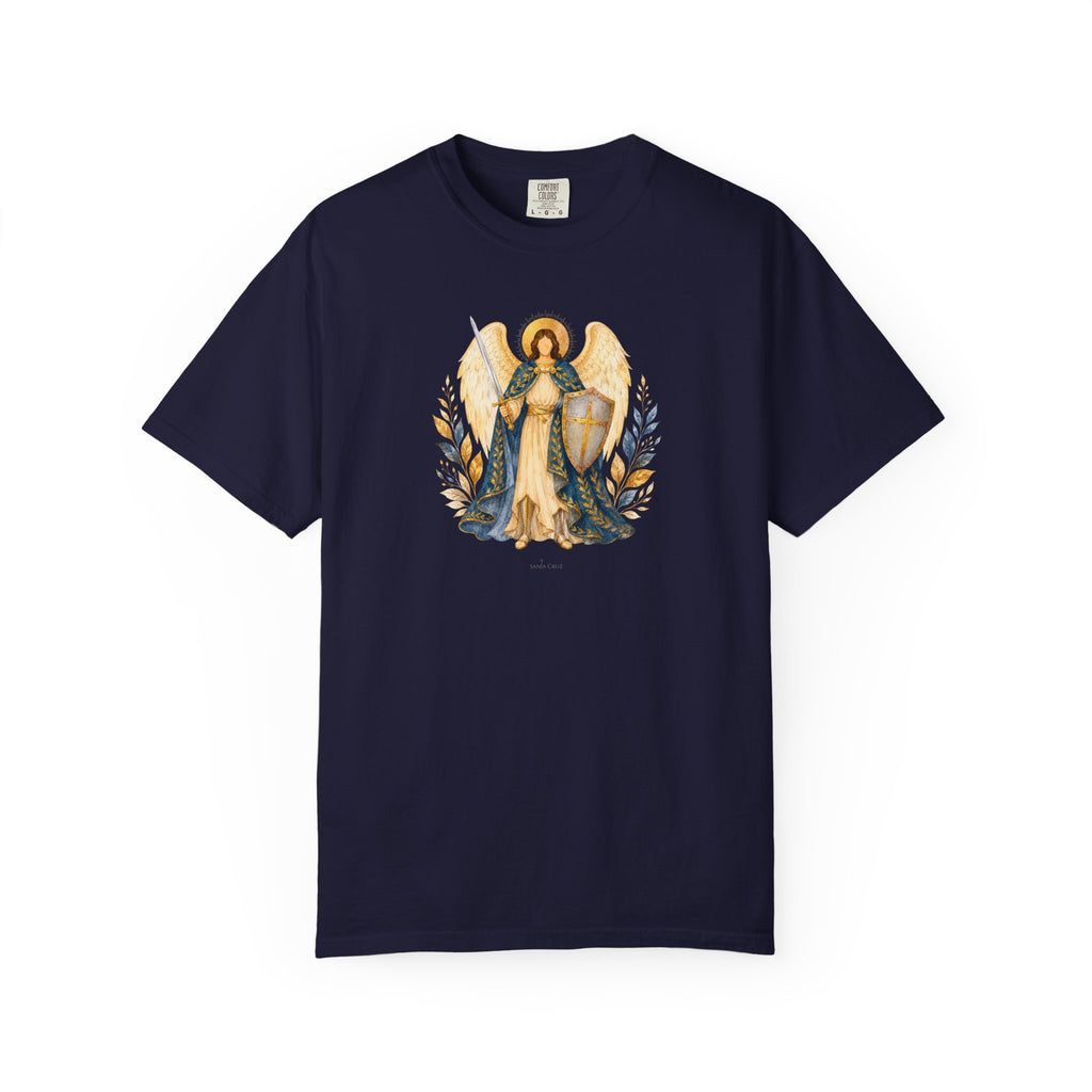 St. Michael the Archangel - Sword and Shield Comfort Colors T-shirt