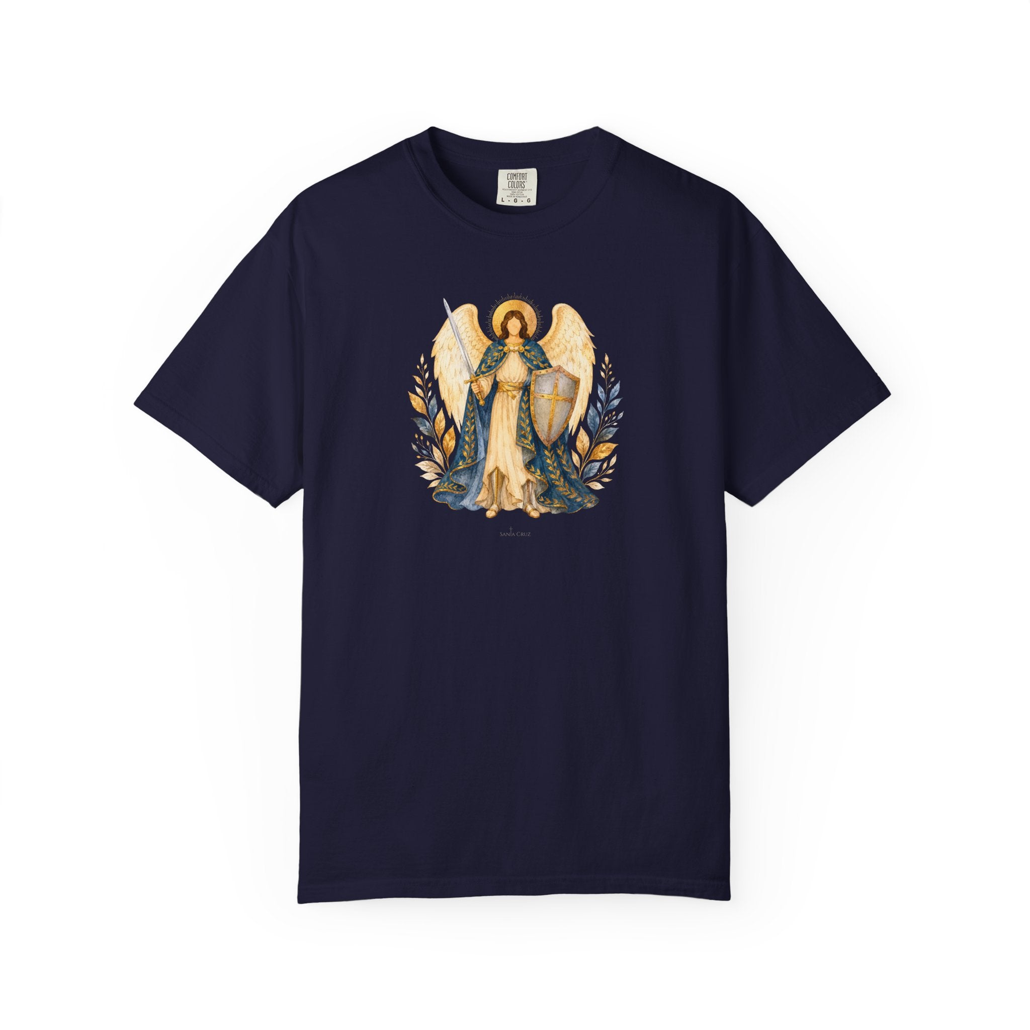 St. Michael the Archangel - Sword and Shield Comfort Colors T-shirt