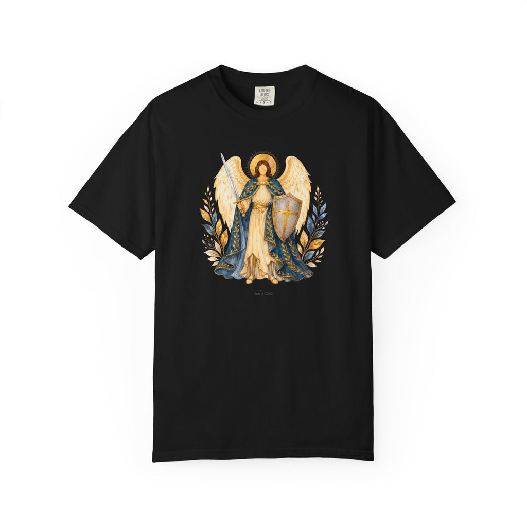St. Michael the Archangel - Sword and Shield Comfort Colors T-shirt
