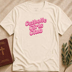 Catholic Girls Club Script T-shirt