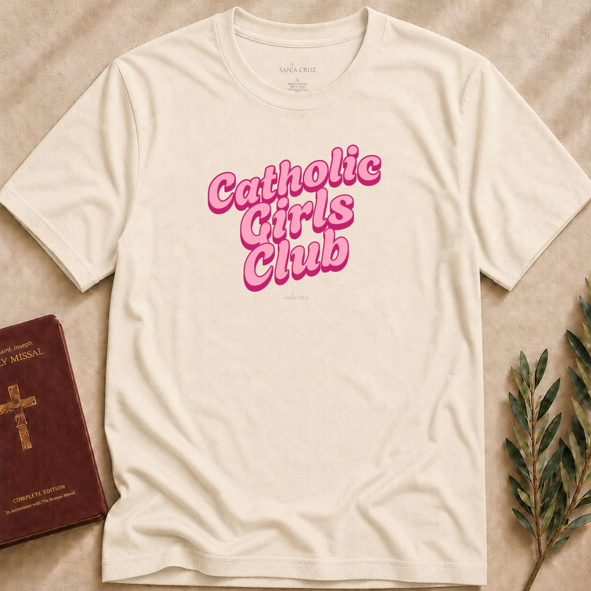 Catholic Girls Club Script T-shirt