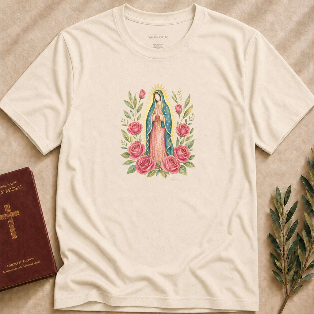 Our Lady of Guadalupe - Crown of Roses T-shirt