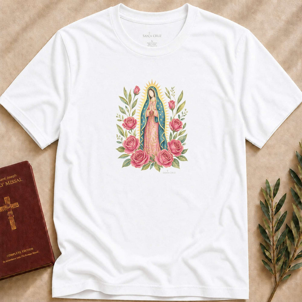 Our Lady of Guadalupe - Crown of Roses T-shirt