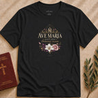 Ave Maria Latin Prayer T-shirt - 96287068894855673491