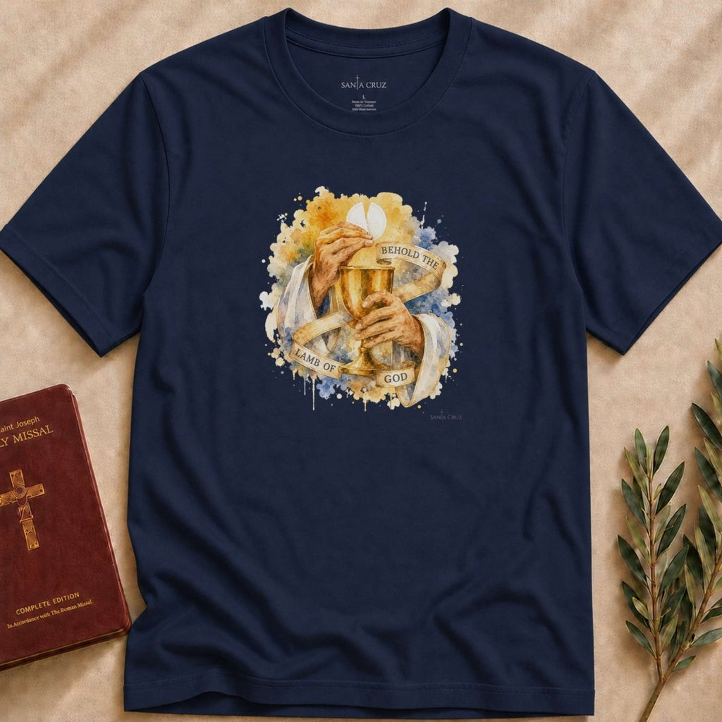 Behold T-shirt — Catholic t-shirt for women | Santa Cruz — photo 3