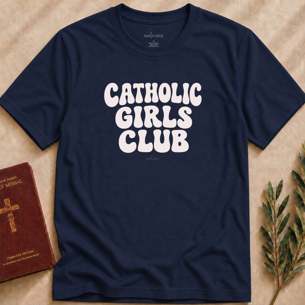 Catholic Girls Club Groovy T-shirt - 23592253132830874010