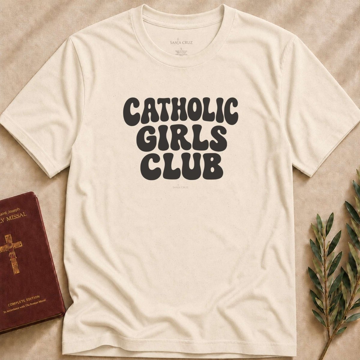 Catholic Girls Club Groovy T-shirt - 32079900570605923945