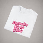 Catholic Girls Club Script T-shirt - 22982588875227672039