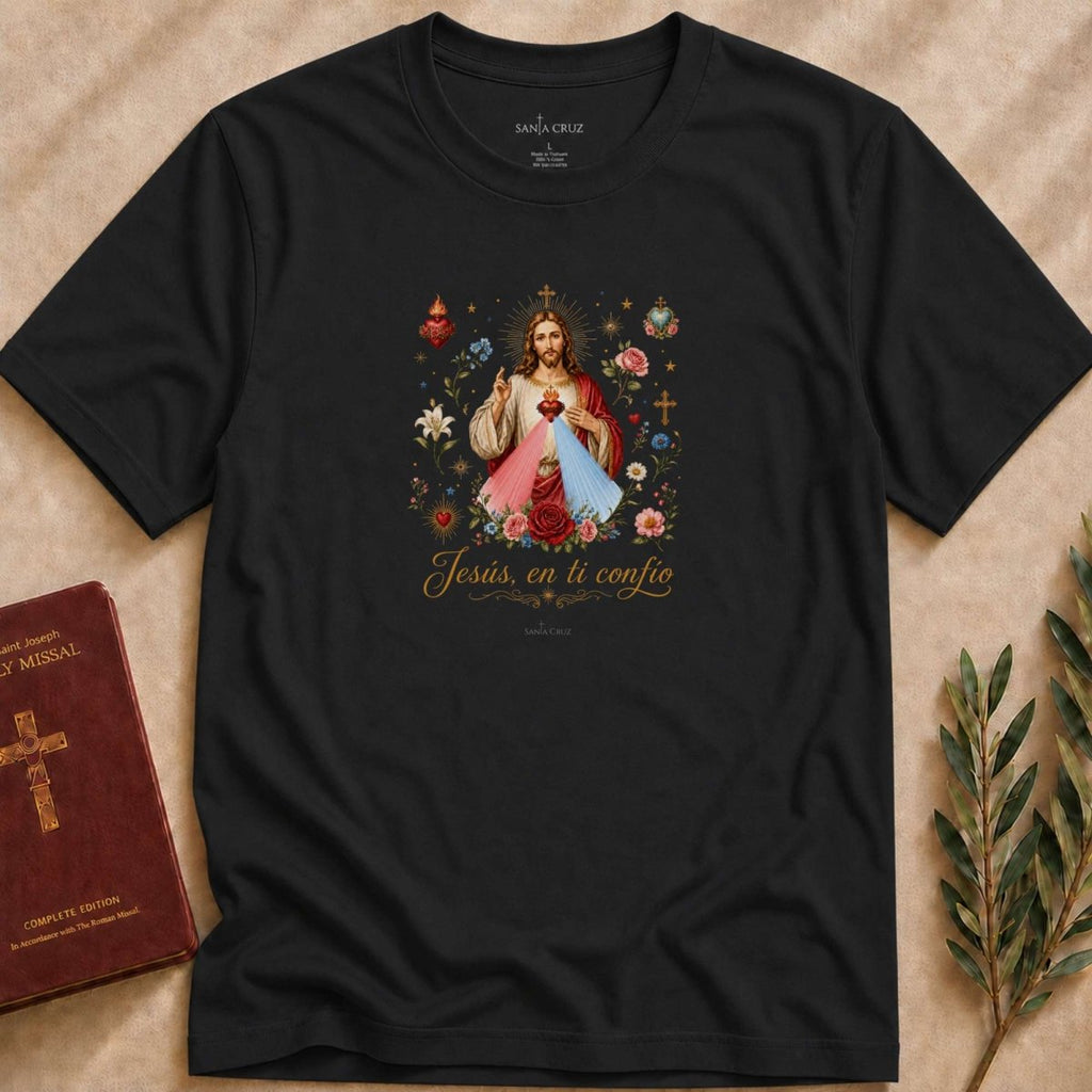 Collage Divina Misericordia T-shirt - 25649710116501412845