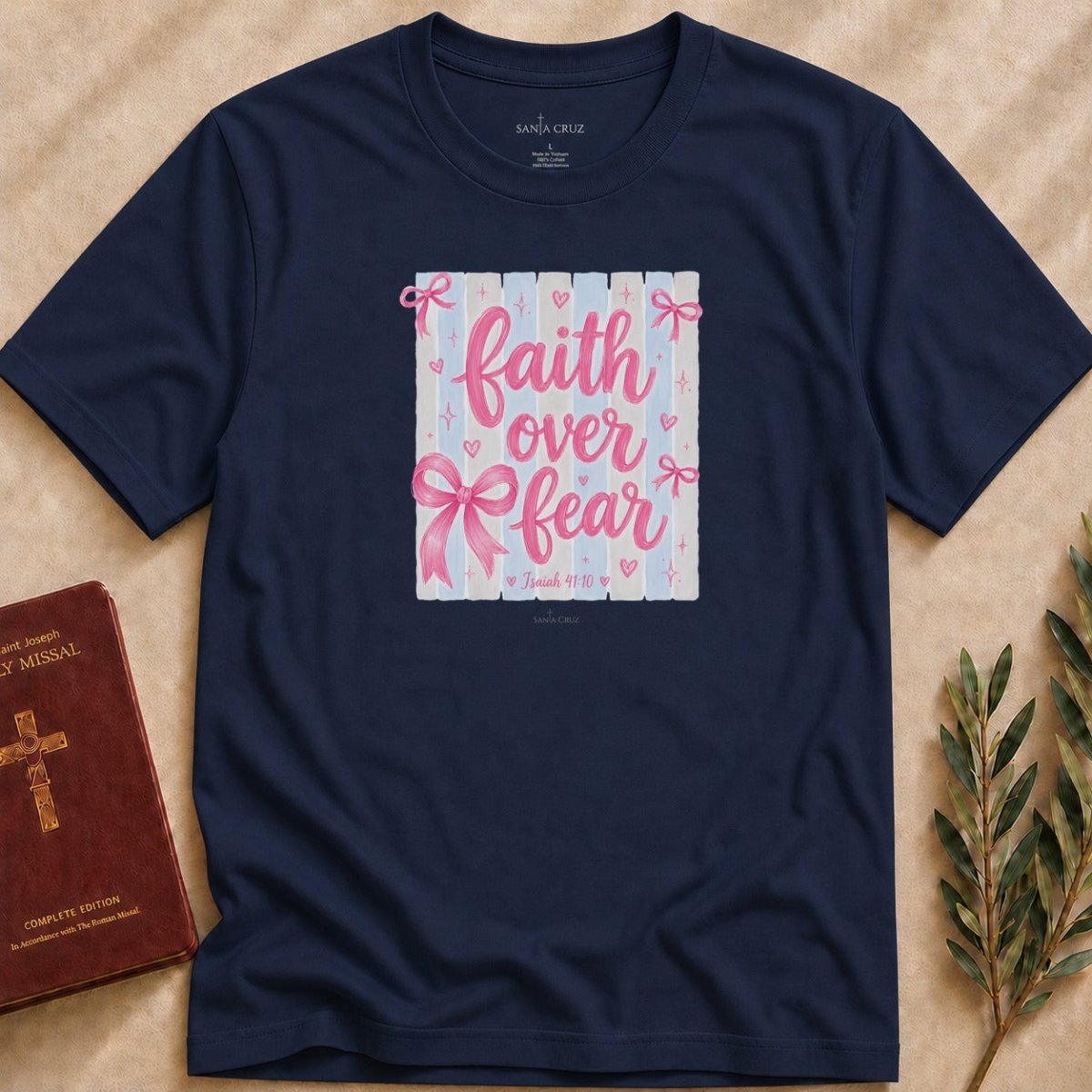 Faith Over Fear T-shirt - 11699045512042773625