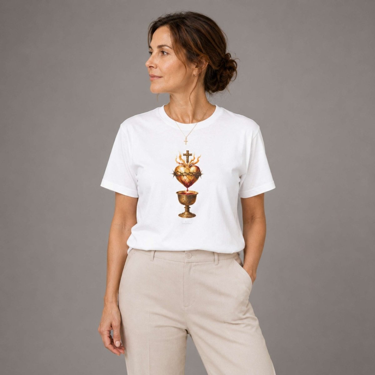 From His Heart T-shirt - 16540778813551806955