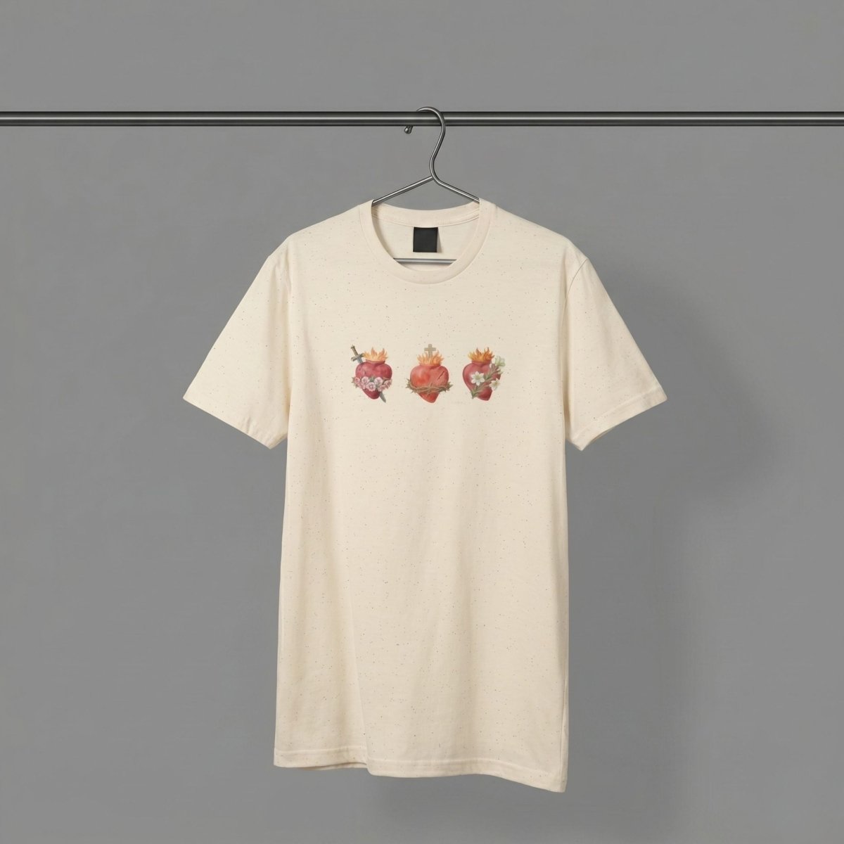 Holy Family Hearts T-Shirt - 15695341539233839995