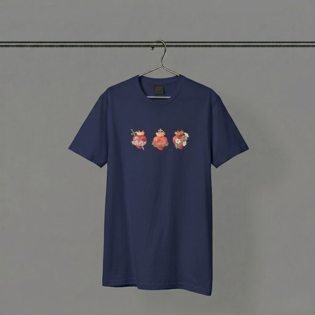 Holy Family Hearts T-Shirt - 23044600364811410036