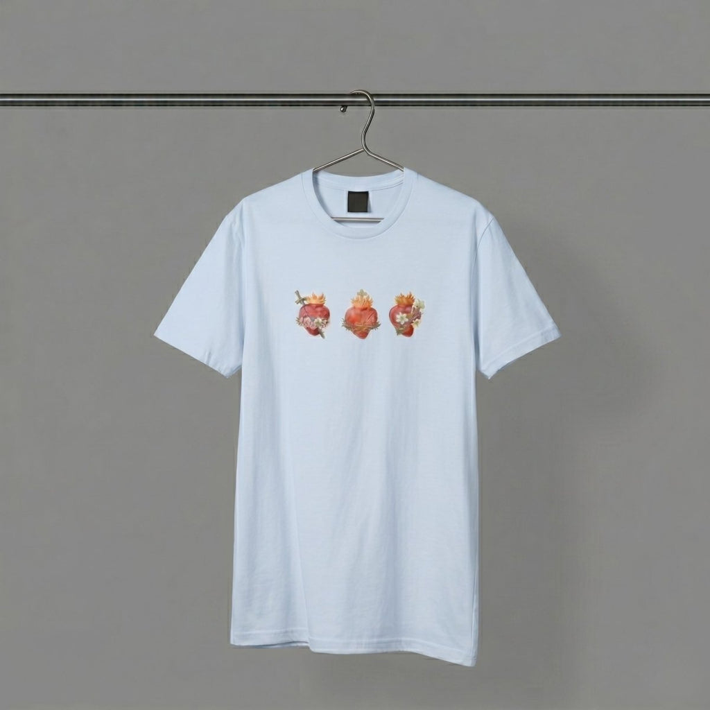 Holy Family Hearts T-Shirt - 26574917054700742369