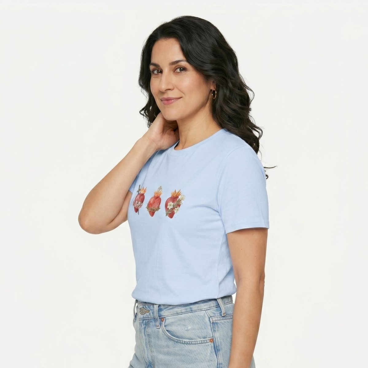 Holy Family Hearts T-Shirt - 26574917054700742369