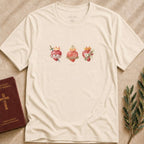 Holy Family Hearts T-Shirt - 15695341539233839995