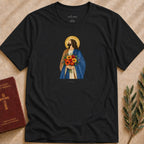 Jesus Christ - Flowers of Grace T-shirt - 14426683738190148226