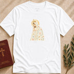 Our Lady of Fátima - Blossoming Mantle T-shirt - 27926103921534152481