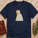 Our Lady of Fátima - Blossoming Mantle T-shirt - 25368531243520646171