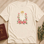 Our Lady of Fátima - Peony Garden T-shirt - 21532281511315550743