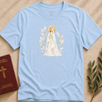 Our Lady of Fátima - Rosary and Crown T-shirt - 22215714031308054642