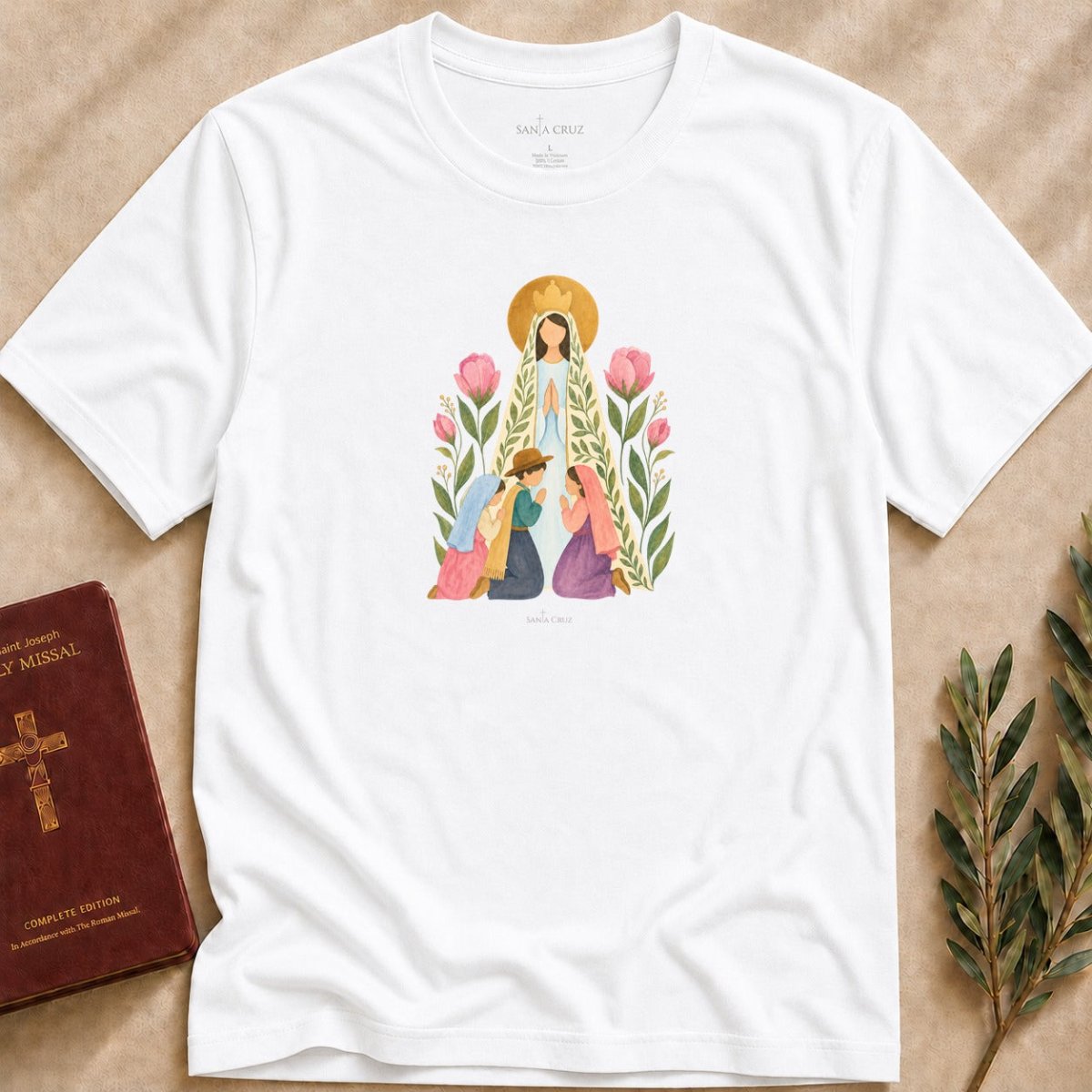 Our Lady of Fátima - The Three Shepherds T-shirt - 30396741615972483834