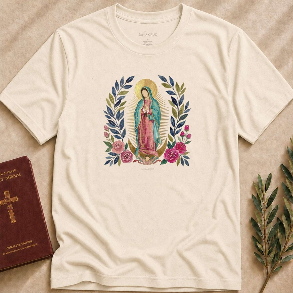 Our Lady of Guadalupe - Radiant Grace T-Shirt - 14086125837327665710