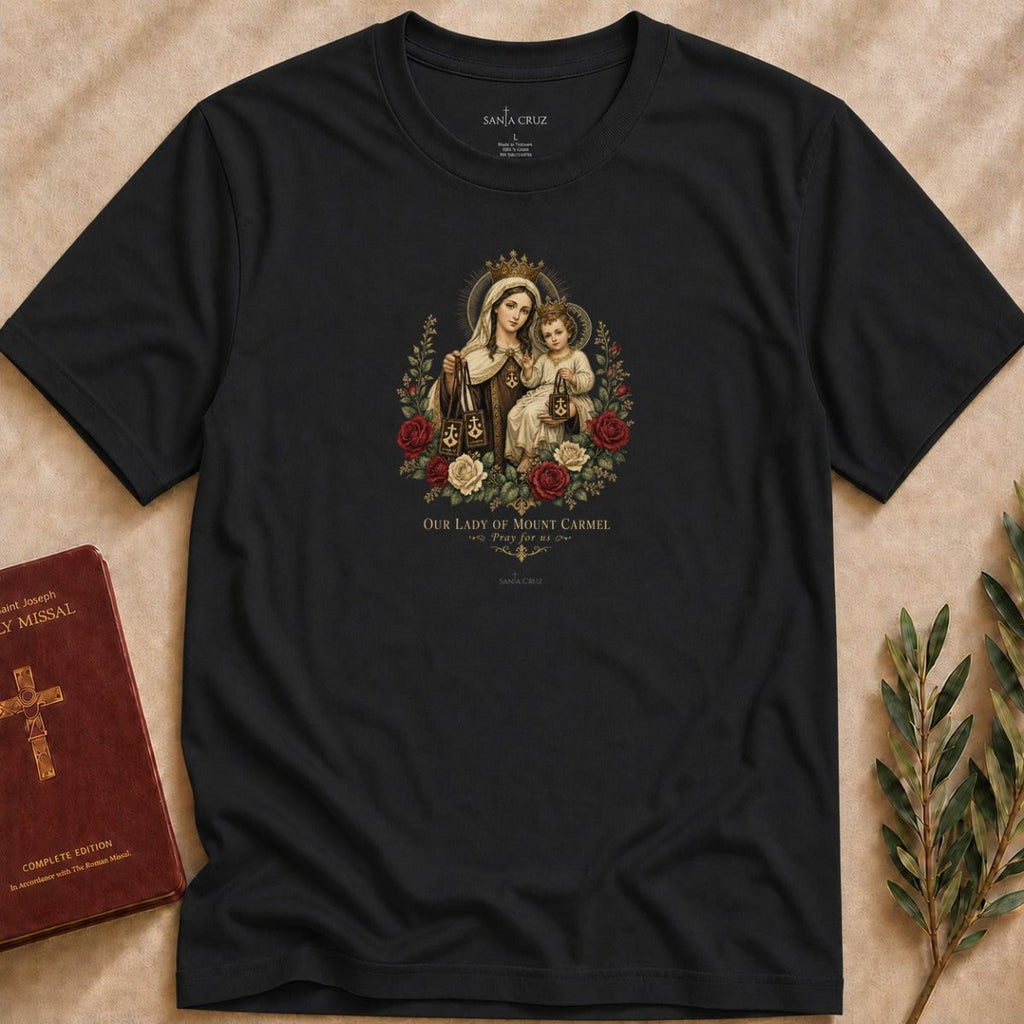 Our Lady of Mount Carmel T-shirt - 27235449747452217067