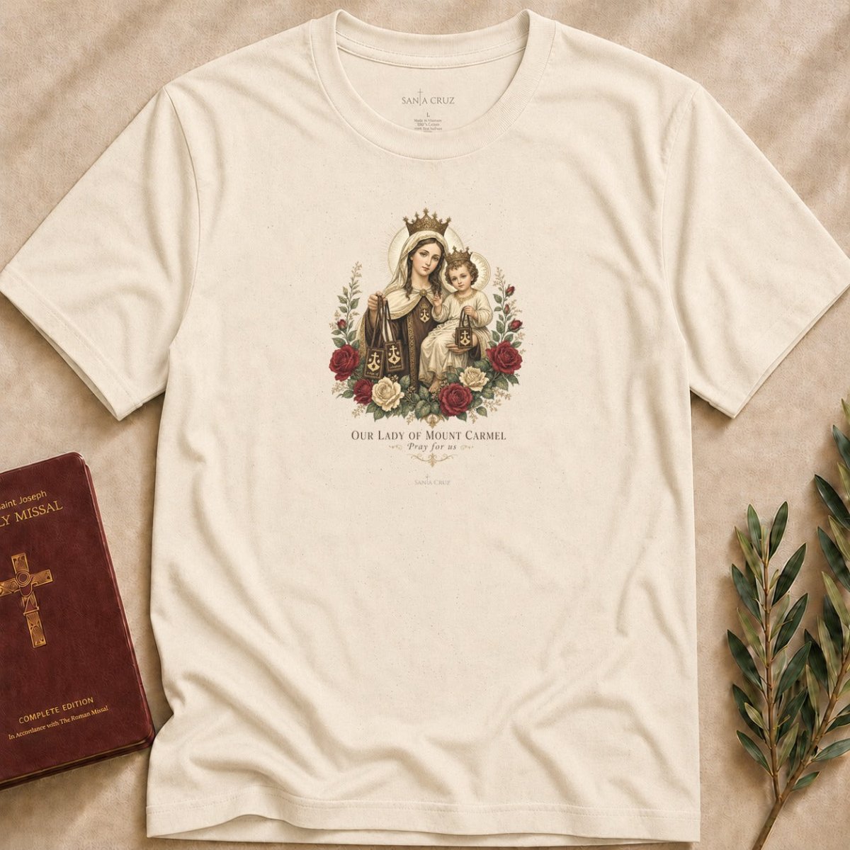 Our Lady of Mount Carmel T-shirt - 12232919613274841115