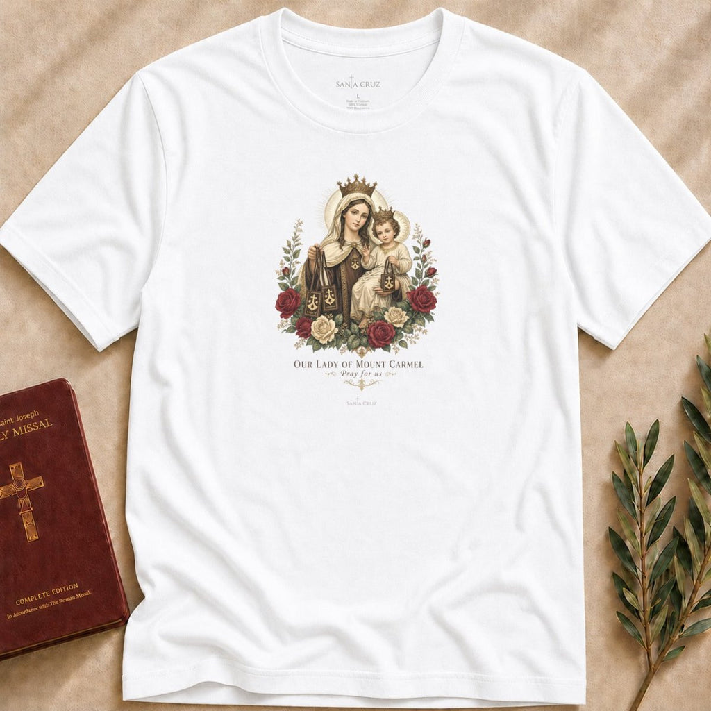 Our Lady of Mount Carmel T-shirt - 71215147499568472174