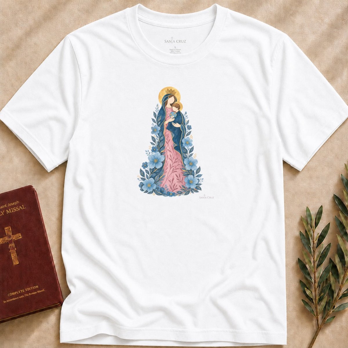 Our Lady of Nazareth - Cornflower Grace T-shirt - 56914077961247230359