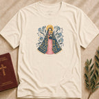 Our Lady of Nazareth - Golden Mantle T-shirt - 83085519432585942517