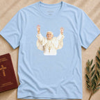 Pope Benedict XVI - Heavenward Heart T-shirt — Catholic t-shirt for women | Santa Cruz