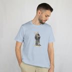 Saint Benedict - Shield of Faith T-Shirt - 16575865204640474458