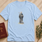 Saint Benedict - Shield of Faith T-Shirt - 16575865204640474458