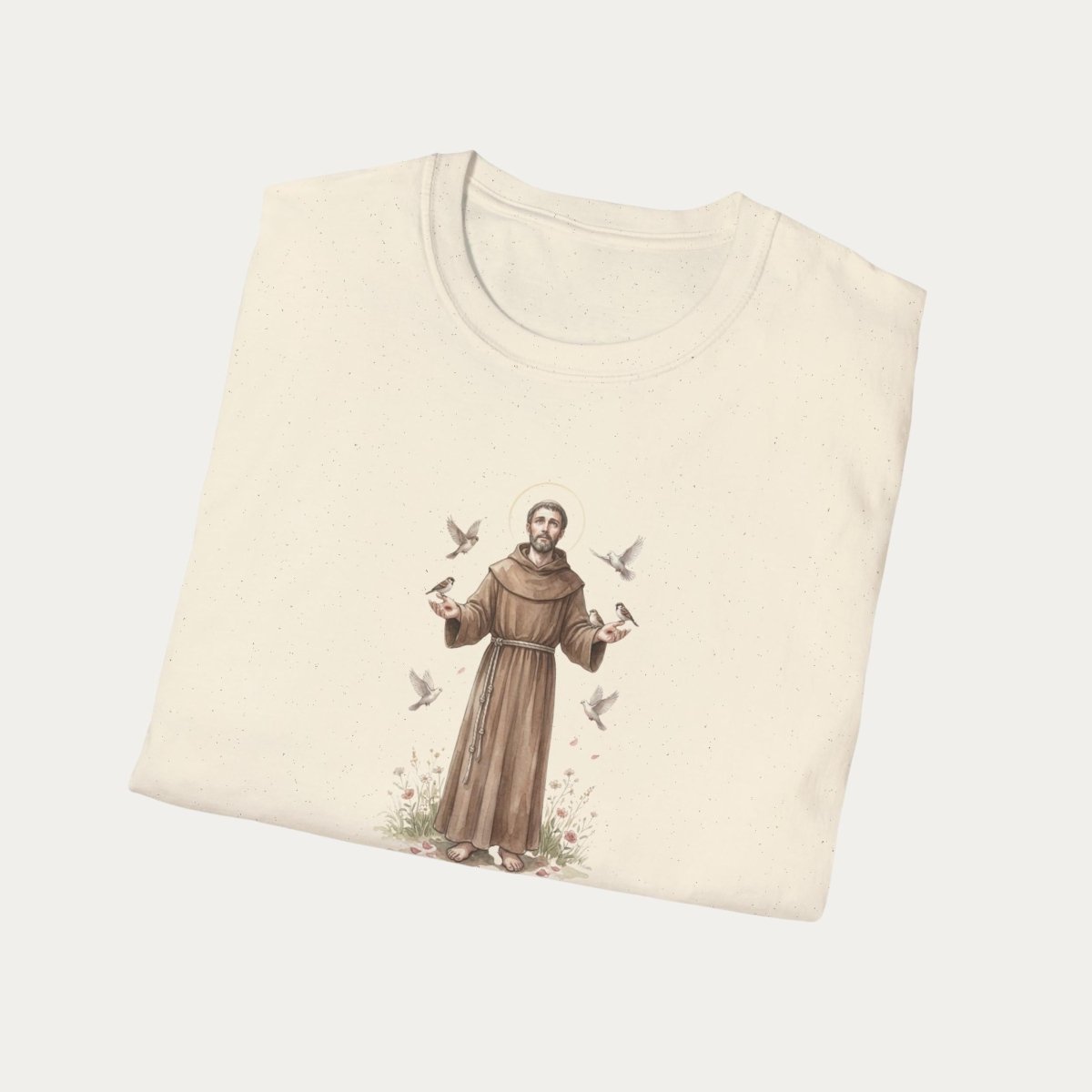 Saint Francis of Assisi - Sacred Simplicity T-Shirt - 28889814225222025782