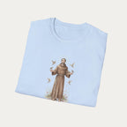 Saint Francis of Assisi - Sacred Simplicity T-Shirt - 33873510805735786452
