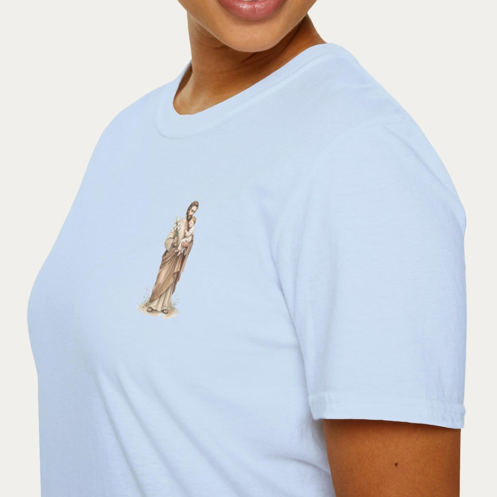 Saint Joseph - Faithful Father T-Shirt - 19648188527606754193