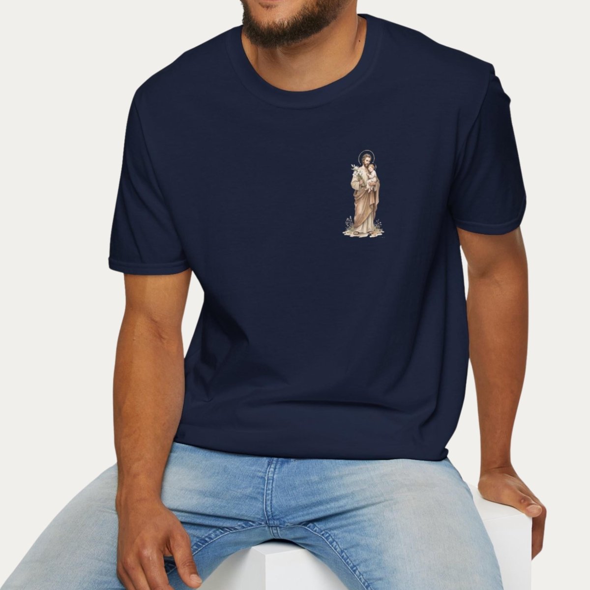 Saint Joseph - Faithful Father T-Shirt - 83391518653232701114