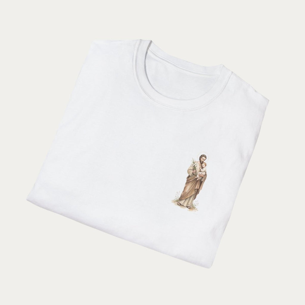 Saint Joseph - Faithful Father T-Shirt - 14696197050765769017