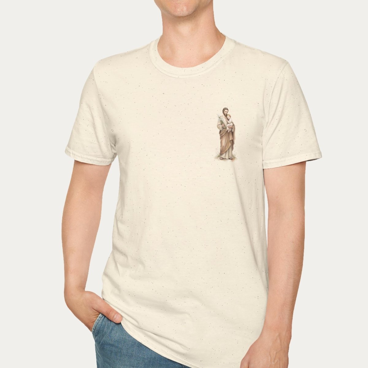Saint Joseph - Faithful Father T-Shirt - 13487936424789685444