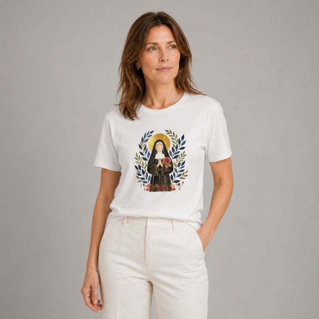 Saint Rita of Cascia - Hope in the Impossible T-Shirt - 14849208264872996365