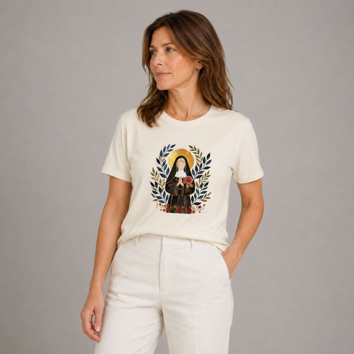 Saint Rita of Cascia - Hope in the Impossible T-Shirt - 15501064165262066149