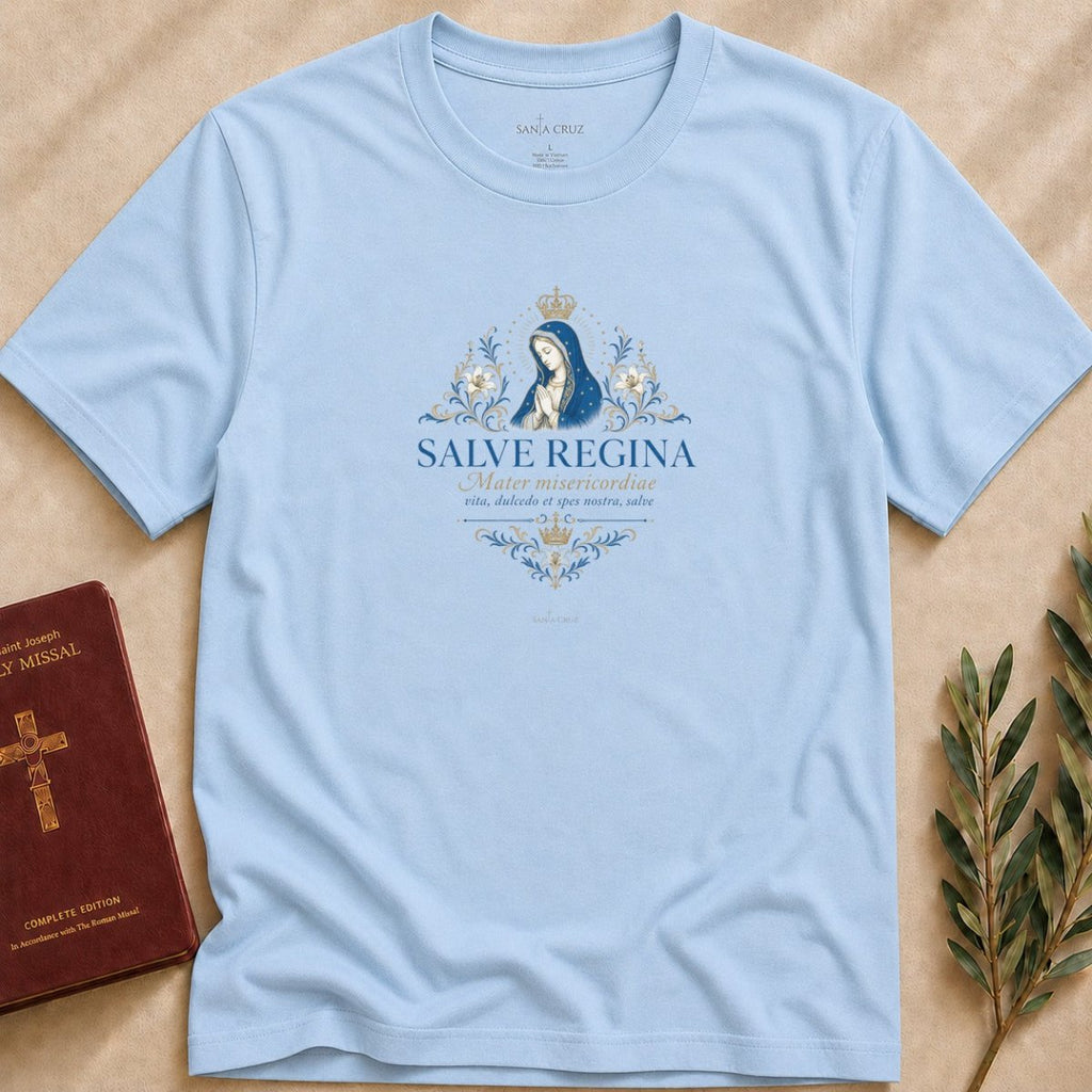 Salve Regina Mater Misericordiae T-shirt - 29722297272880682159