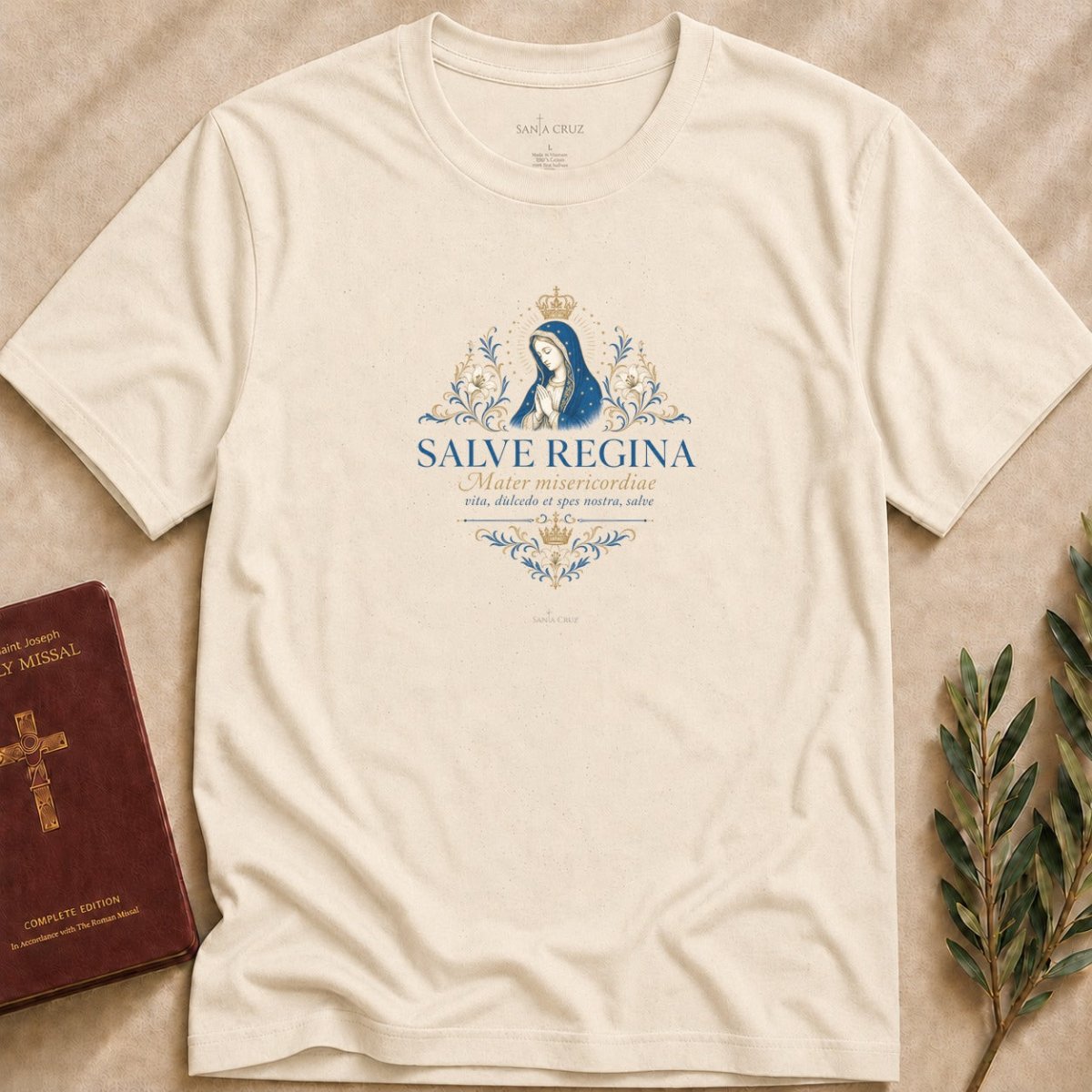 Salve Regina Mater Misericordiae T-shirt - 33743850358388650955
