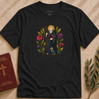 St. Benedict - The Raven and the Cross T-shirt - 41141914154372923010